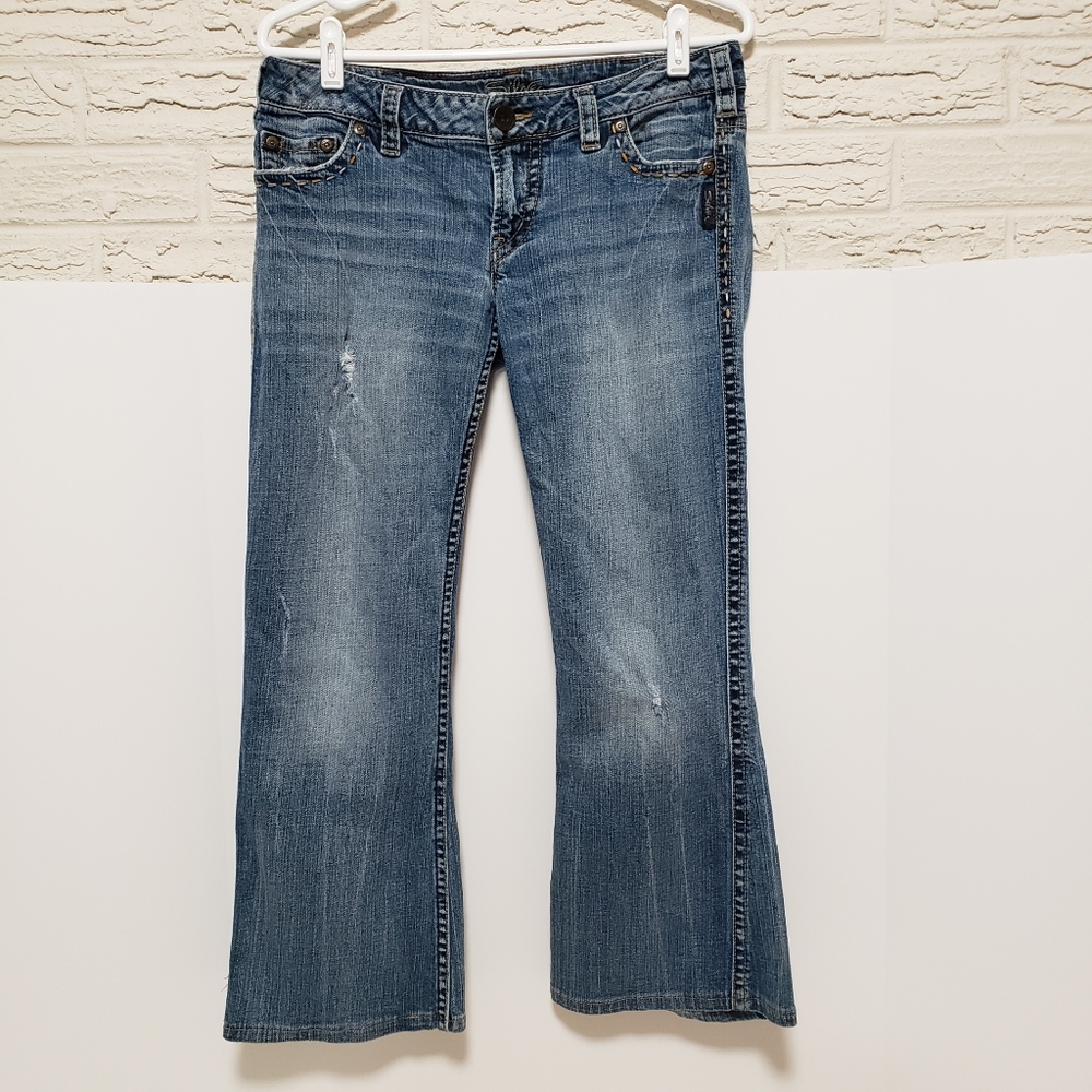 Silver Frances Flare Jeans 30